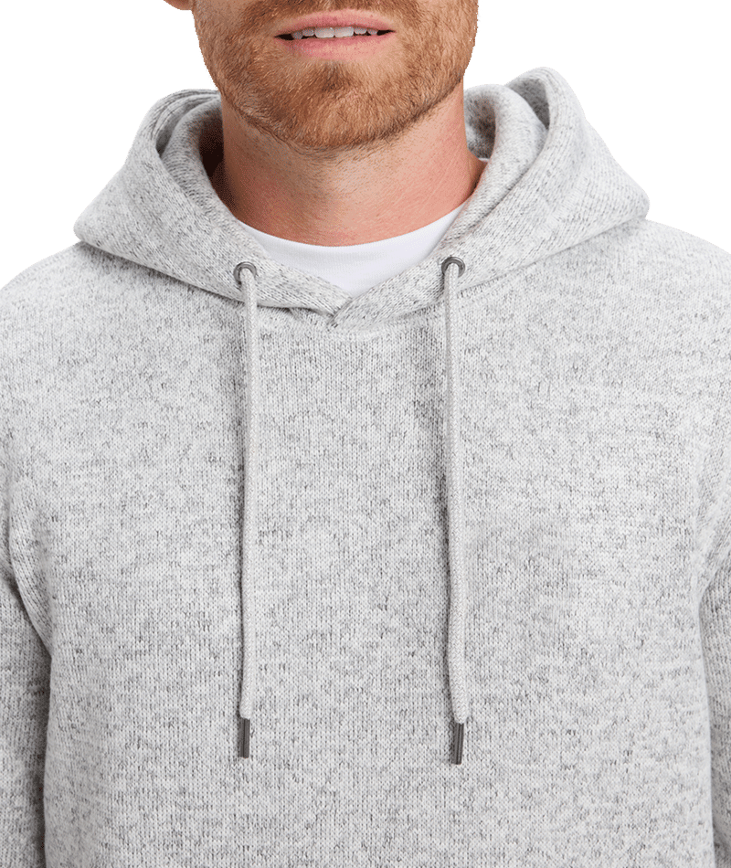 KELLER HOODIE - QuiksilverEQYFT05123-LIGHT GREY HEATHER-S