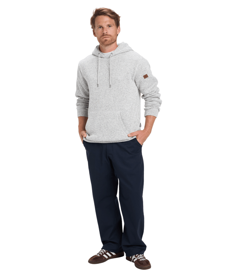 KELLER HOODIE - QuiksilverEQYFT05123-LIGHT GREY HEATHER-S