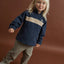 KIDS ESSENTIAL QUARTER ZIP - RhythmCD26B-FL01-VINTAGE BLUE-2
