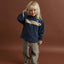 KIDS ESSENTIAL QUARTER ZIP - RhythmCD26B-FL01-VINTAGE BLUE-2