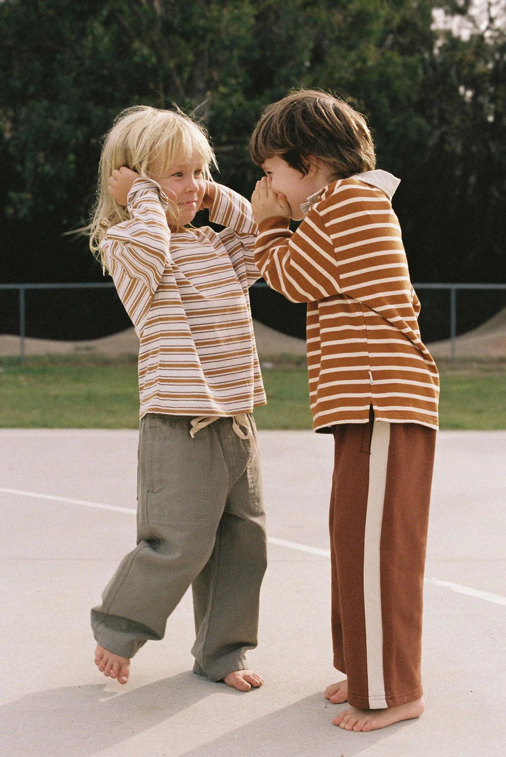 KIDS FATIGUE PANT - RhythmCD26B-PA01-OLIVE-2
