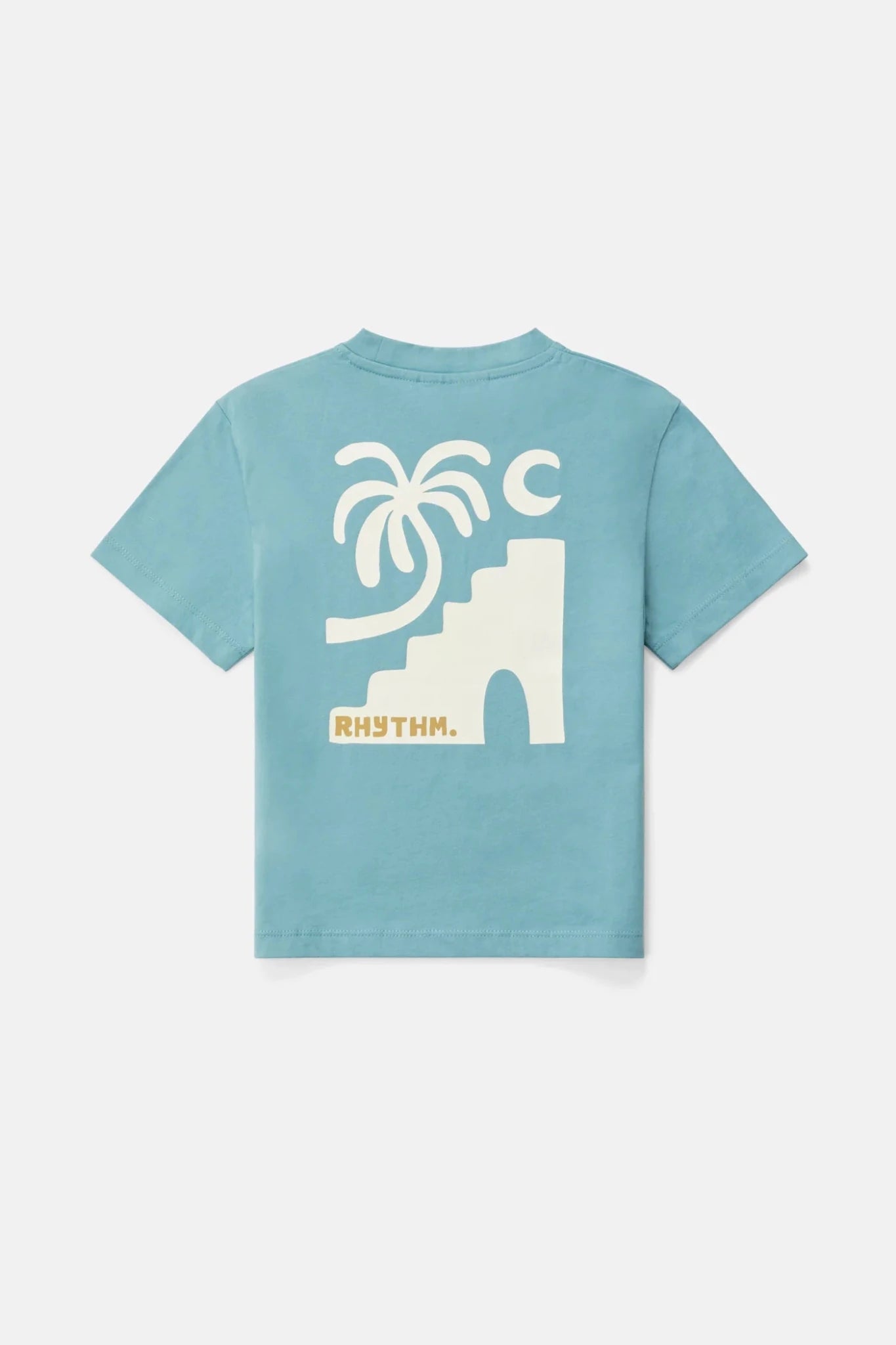KIDS OASIS SS T-SHIRT -RhythmCD24B-PT04-SEA-SEA FOAM-2