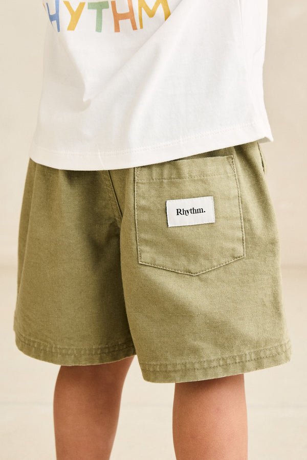 KIDS RIPSTOP JAM - RhythmCD25B-JA02-OLIVE-2