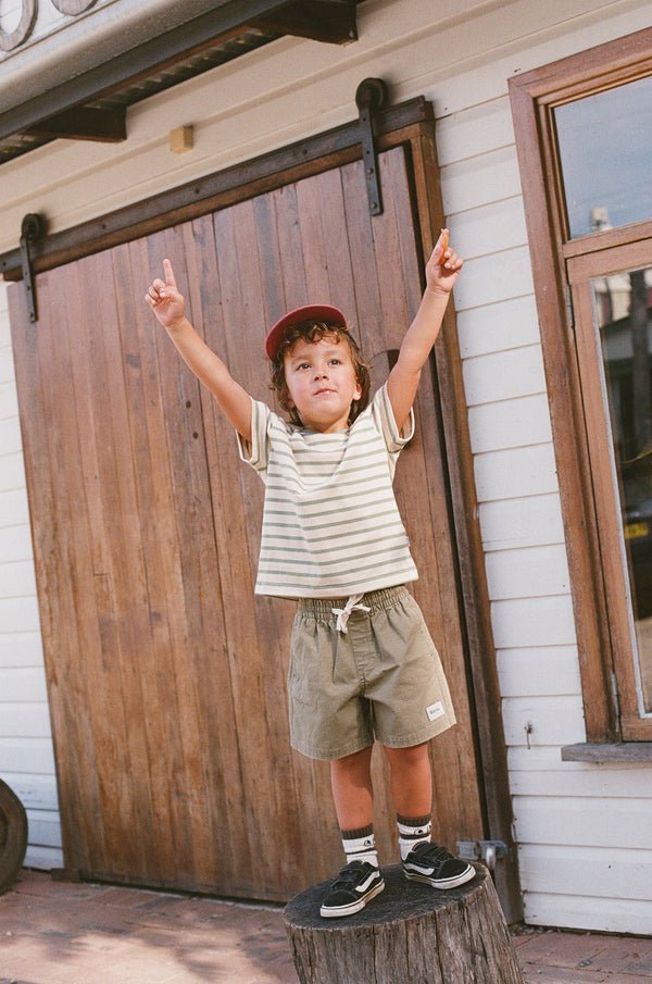 KIDS RIPSTOP JAM - RhythmCD25B-JA02-OLIVE-2