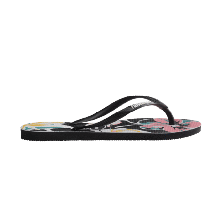 Kids Slim Print Floral Toddler - HavaianasHKSF1071T - Black/Black - 23to24