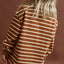 KIDS STRIPE LS RUGBY POLO - RhythmCD26B-CT04-EARTH-2