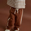 KIDS VINTAGE STRIPE TRACKPANT - RhythmCD26B-PA02-EARTH-2