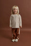 KIDS VINTAGE STRIPE TRACKPANT - RhythmCD26B-PA02-EARTH-2