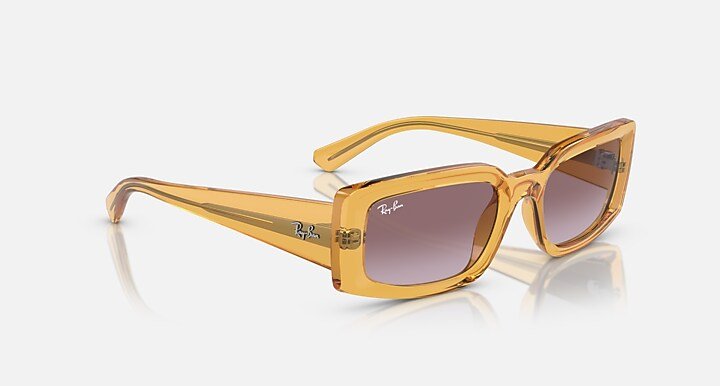 Kiliane Transparent Yellow Gradient Violet -Ray Ban0RB4395