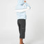 KINETIC OVERSIZED HOODED FLEECE - RustyFTL0919-RETRO BLUE / EGRET-08