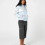 KINETIC OVERSIZED HOODED FLEECE - RustyFTL0919-RETRO BLUE / EGRET-08