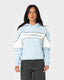 KINETIC OVERSIZED HOODED FLEECE - RustyFTL0919-RETRO BLUE / EGRET-08