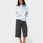 KINETIC OVERSIZED HOODED FLEECE - RustyFTL0919-RETRO BLUE / EGRET-08