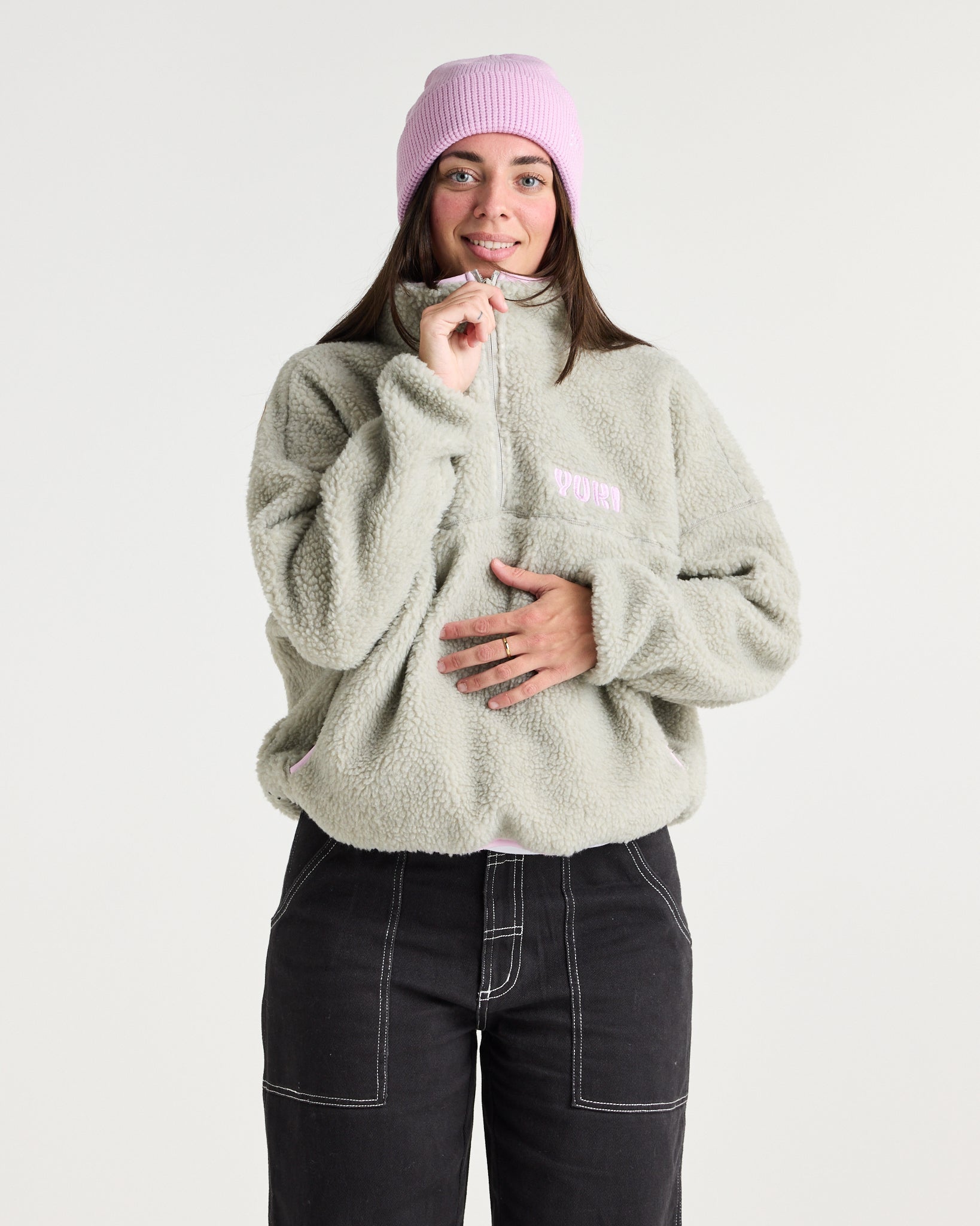Kirli Fleece - Yuki ThreadsW26KFPWG-Pussywillow Gray-Extra Small