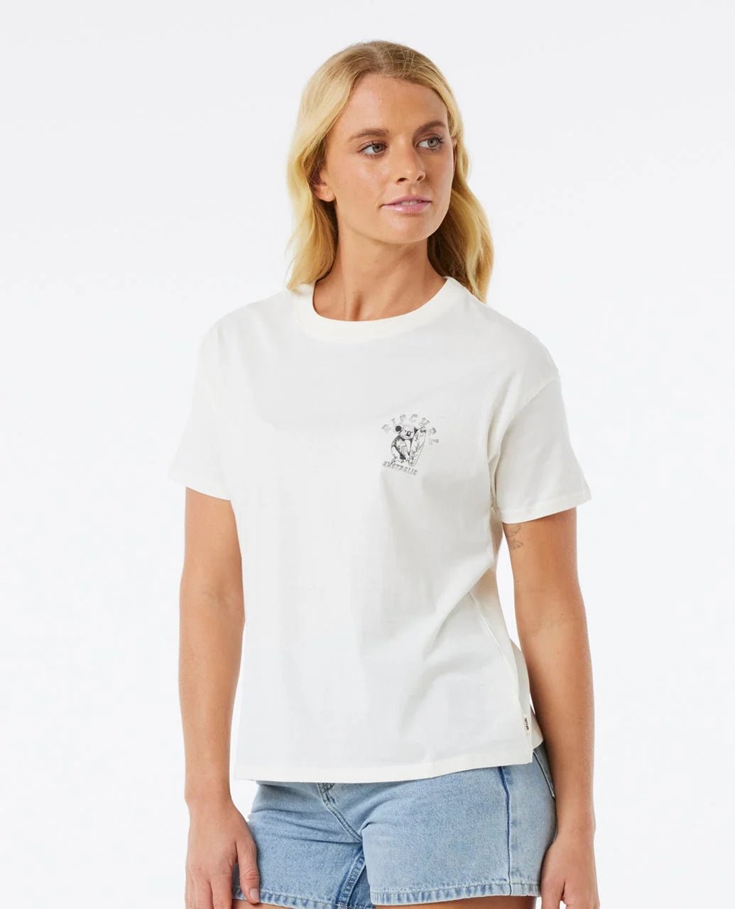 KOALA GRIP RELAXED TEE -Rip Curl0IYWTE-Bone Australia-2XS