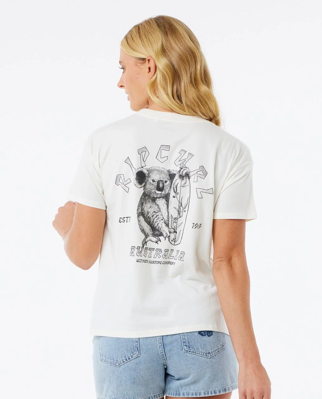KOALA GRIP RELAXED TEE -Rip Curl0IYWTE-Bone Australia-2XS