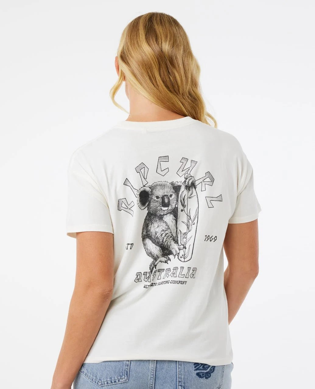 KOALA GRIP RELAXED TEE -Rip Curl0IYWTE-Bone Australia-2XS