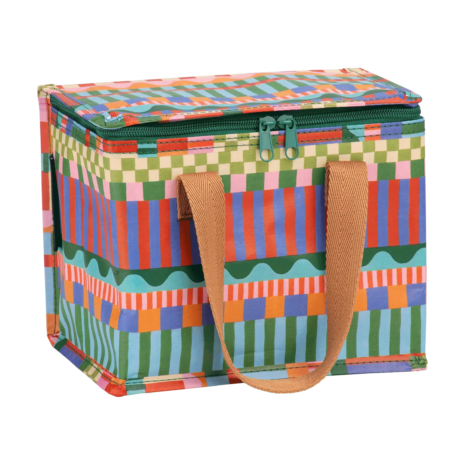 Kollab Lunch box -KollabP-LB-BLOCKS/STRIPE-22x17.5x14.5
