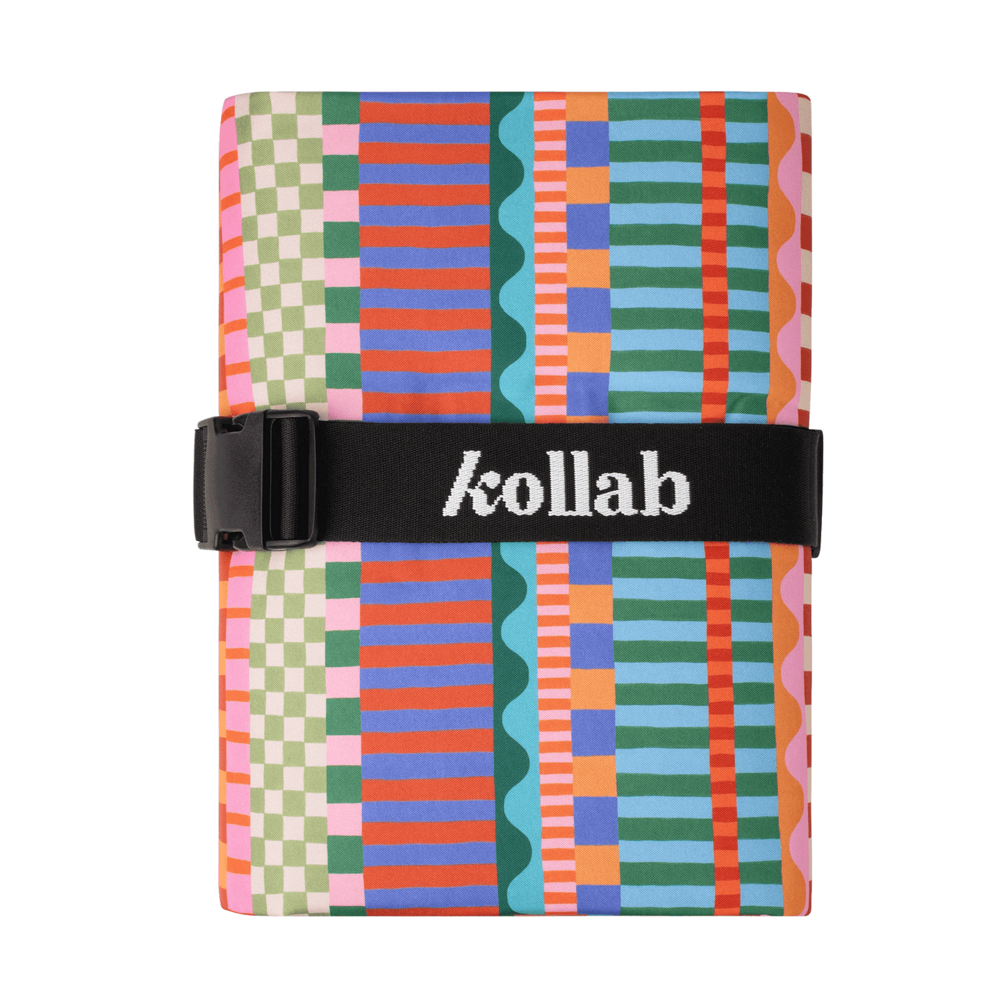 Kollab Picnic Mat -KollabP-PM-BLOCKS/STRIPE-2M x 2M