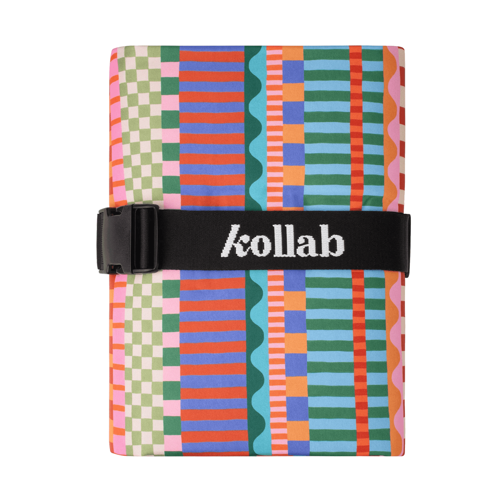 Kollab Picnic Mat -KollabP-PM-BLOCKS/STRIPE-2M x 2M