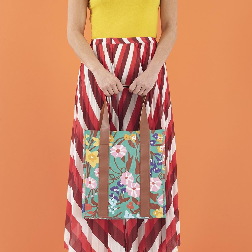 Kollab Poly Market Bag Spring Garden - KollabP-MB-SGN-Spring Garden-Market Bag