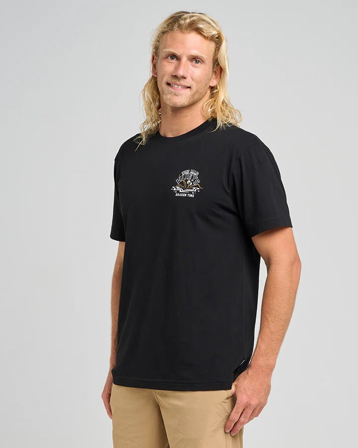 KRAKEN PORT HOLE | SS TEE - Mad HueysH425M01009 - BLACK - 3XL
