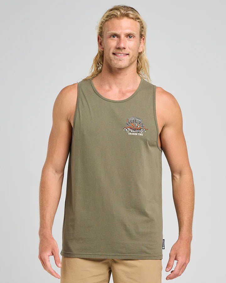 KRAKEN PORT HOLE | TANK - Mad HueysH425M02014 - OLIVE - M