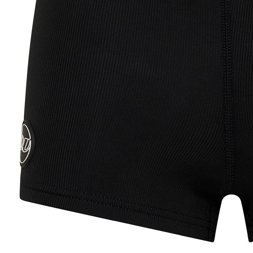 LADIES 1MM SLIDE SHORTS -WingWFSL1MS-BLACK RIBBED-8
