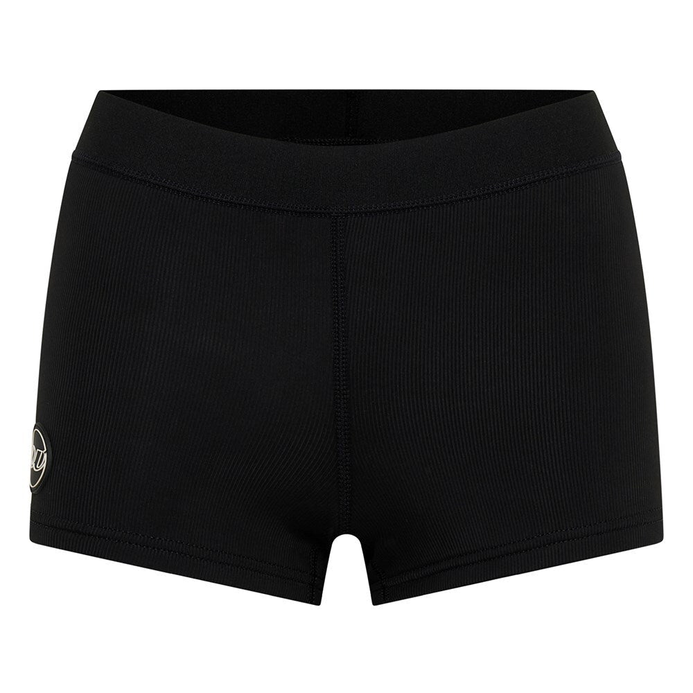 LADIES 1MM SLIDE SHORTS -WingWFSL1MS-BLACK RIBBED-8