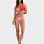 LAGOS HIGH LEG CHEEKY - RoxyERJX405113-TOMATO-XS