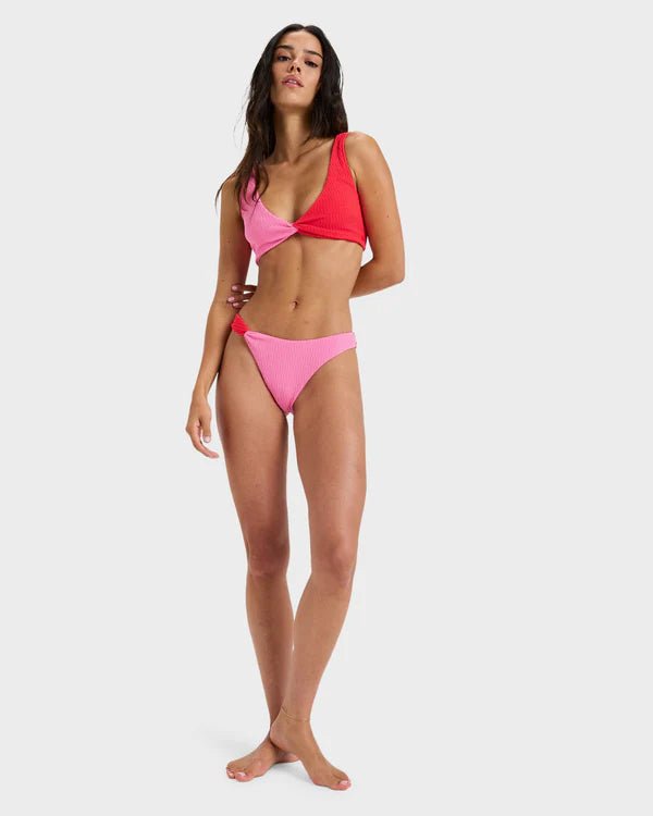 LAGOS HIGH LEG CHEEKY - RoxyERJX405113-TOMATO-XS