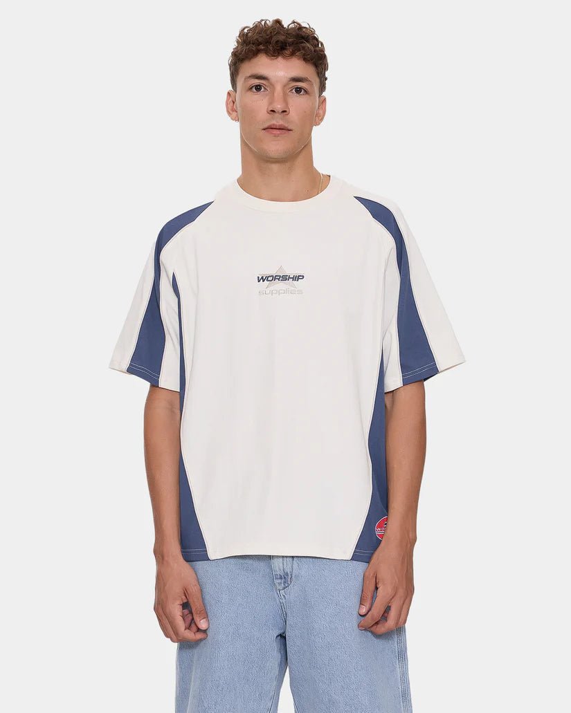 Laps Panel Oversize Raglan Tee - WorshipPR25-121A-Zine-XS