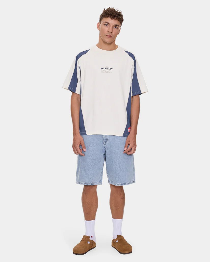 Laps Panel Oversize Raglan Tee - WorshipPR25-121A-Zine-XS