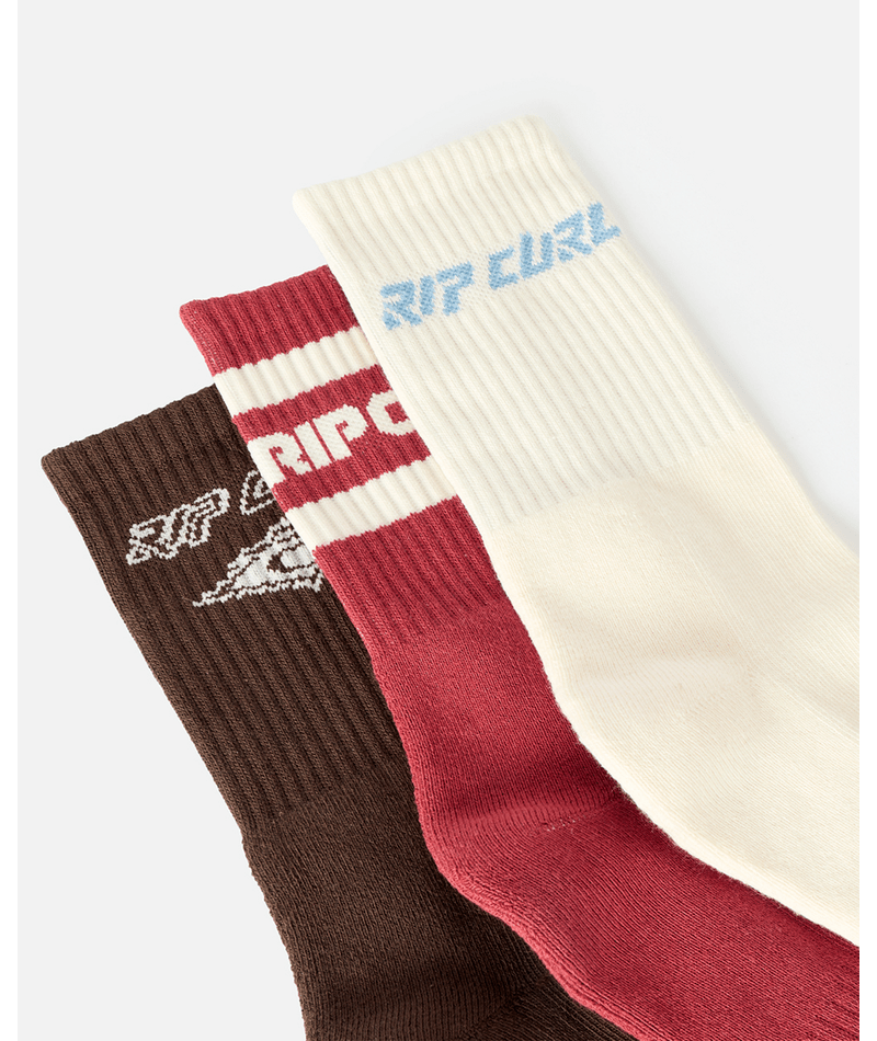 ICONS OF SURF SOCK 3-PK