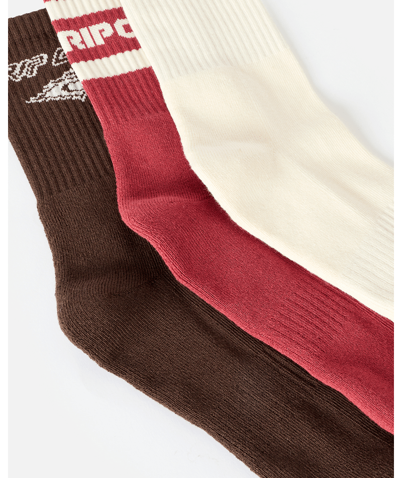 ICONS OF SURF SOCK 3-PK