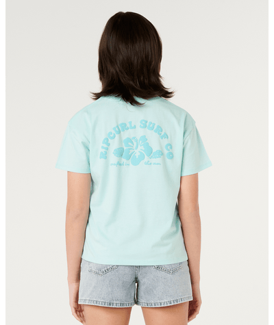 HIBISCUS HEAT LOGO TEE -GIRL
