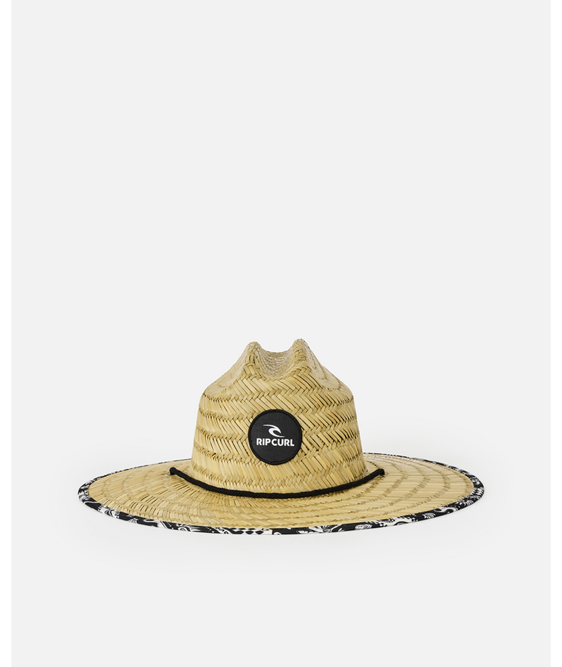 MIXED STRAW SUN HAT