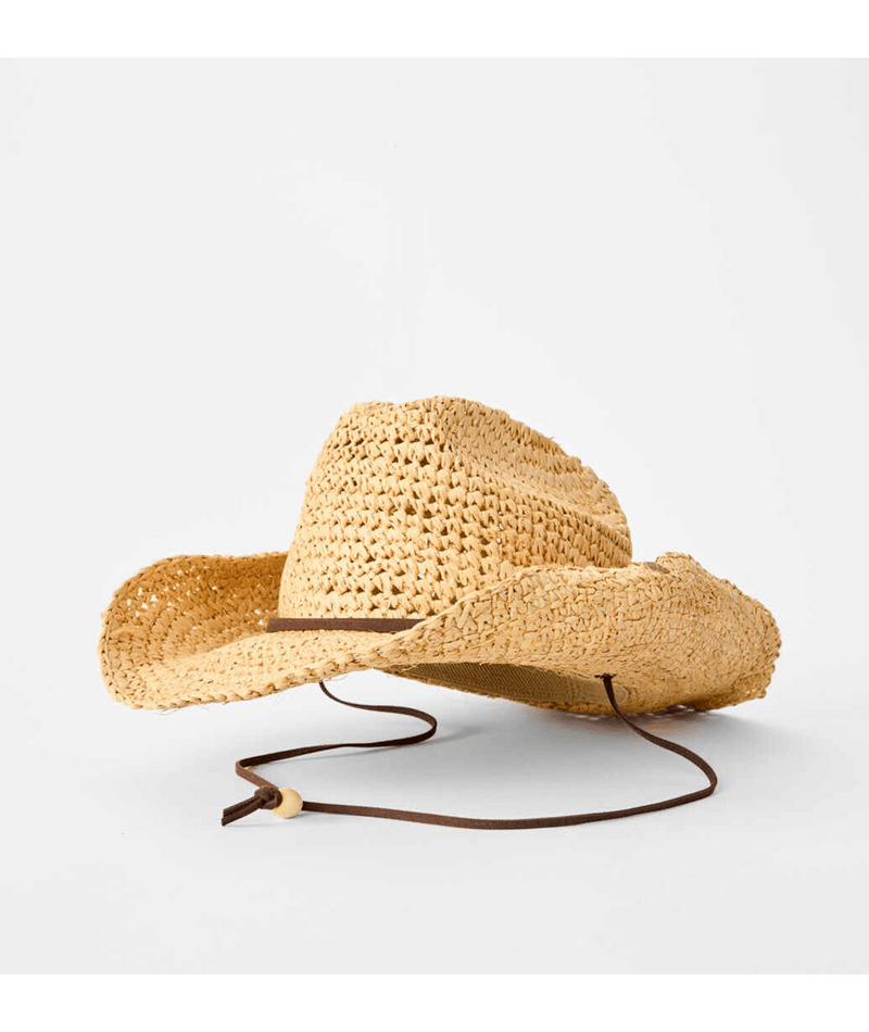 CRUSHABLE STRAW COWGIRL HAT