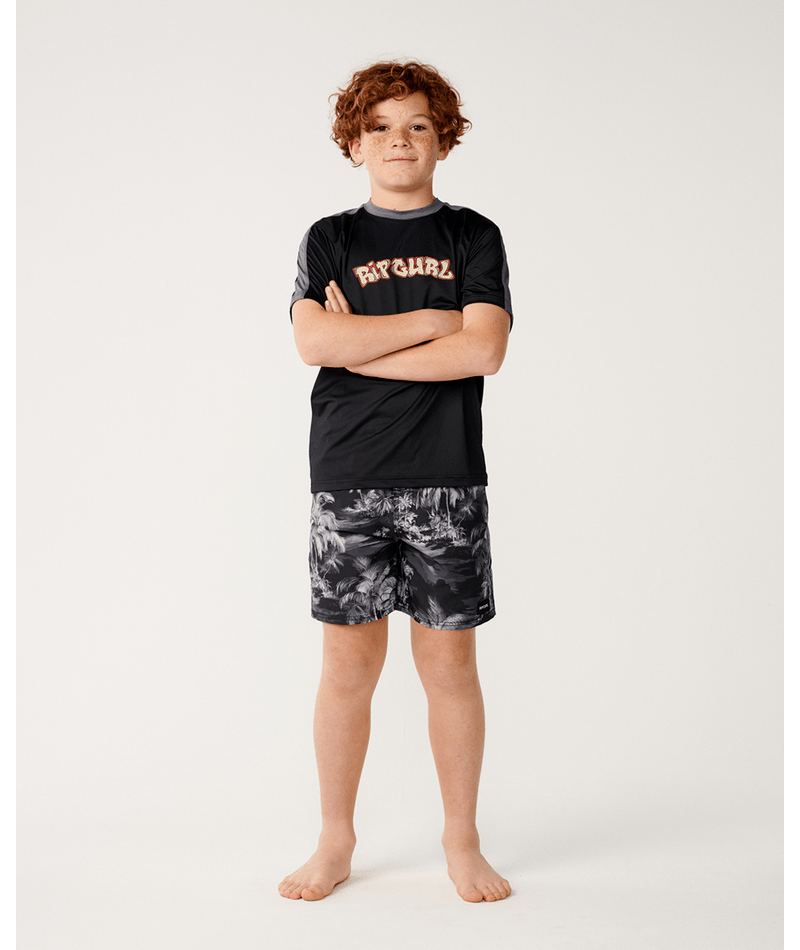 SURF SHACK PANEL UPF S/S-BOY