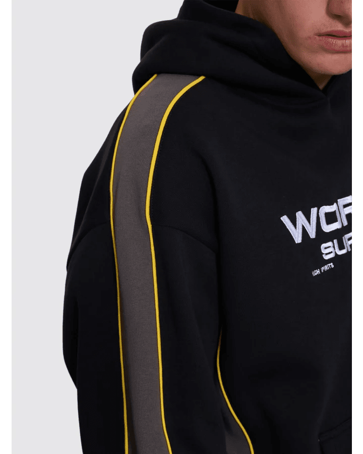 Laser Panel Pullover Hood - WorshipPA26-213B-Black-S