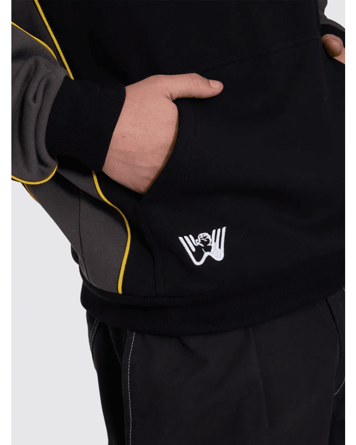 Laser Panel Pullover Hood - WorshipPA26-213B-Black-S