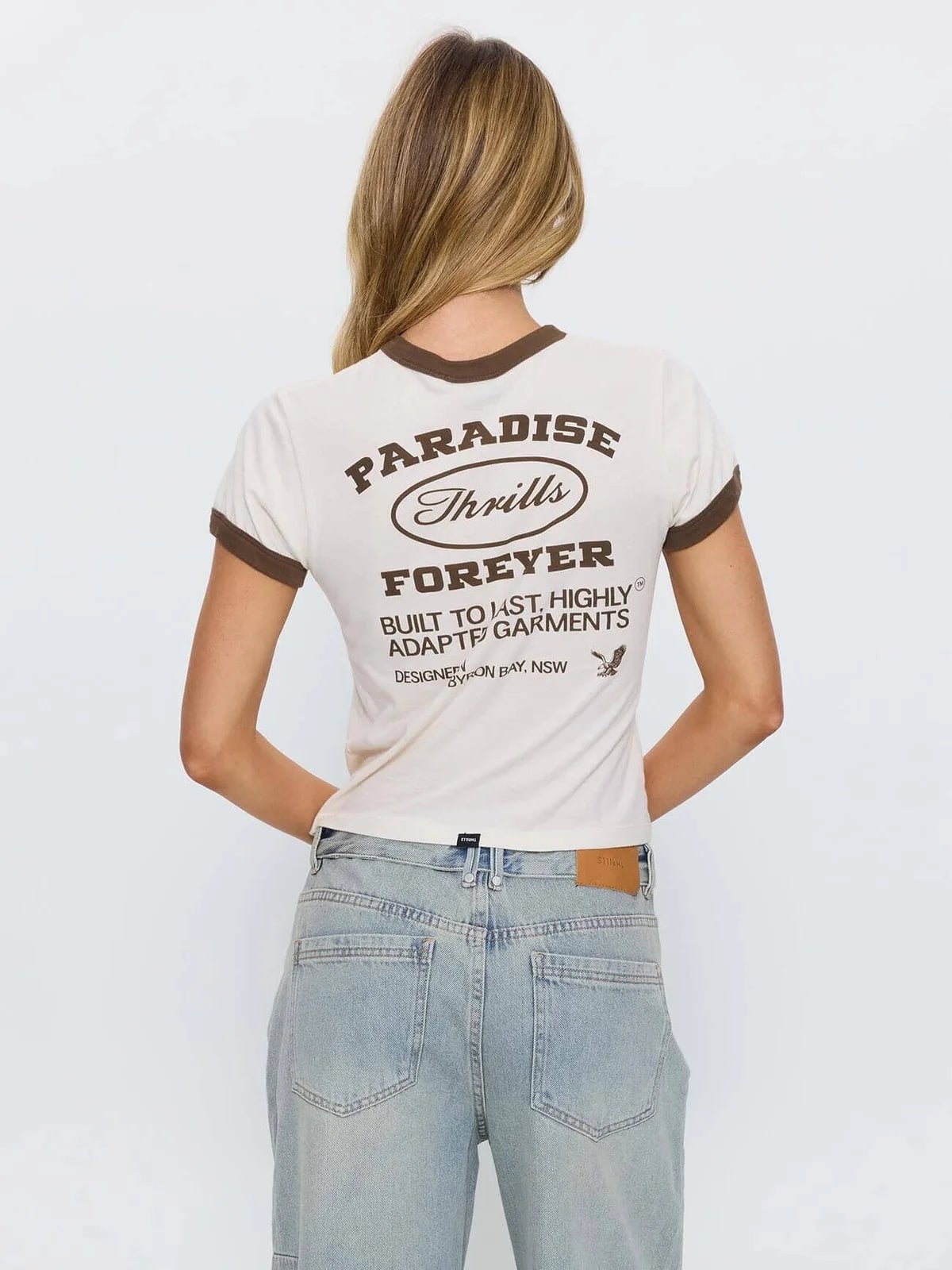 Last Stop Ringer Boy Tee -ThrillsWTH26-114AHW-Heritage White-6