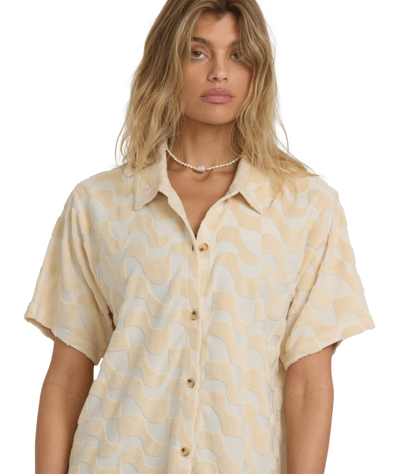 LAURA WAVES KNT DRESS - Billabong24B134522 - ANTIQUE WHITE - XS/6
