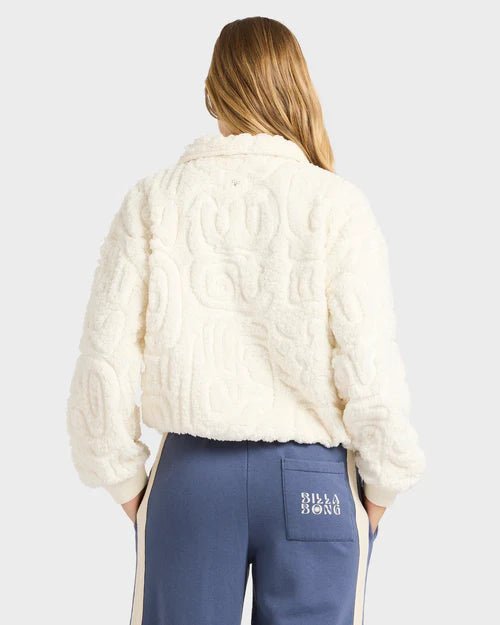 LE LOVE HALF ZIP CREW - Billabong24B411674-SALT CRYSTAL-XS/6