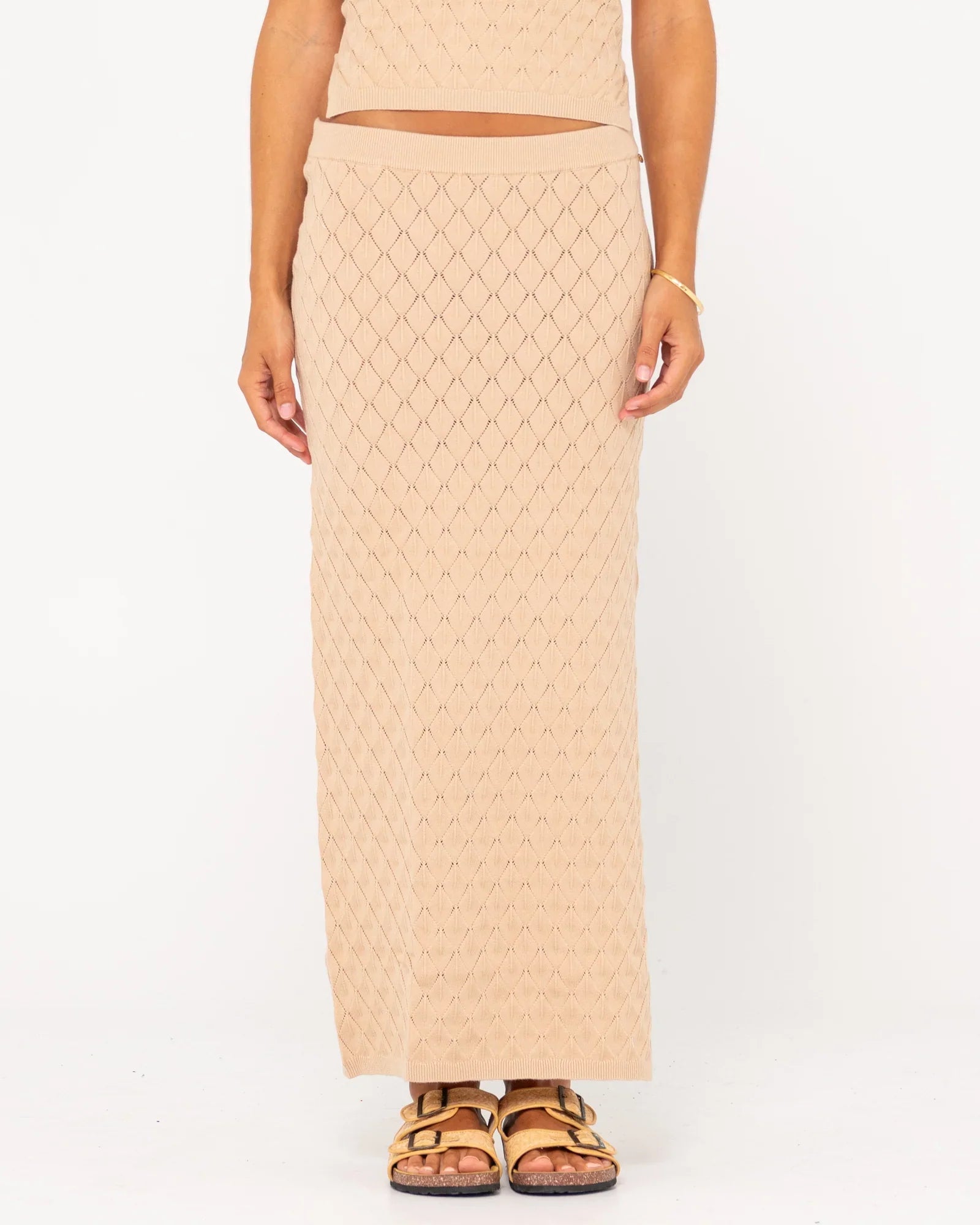 Leo Maxi Knit Skirt - RustySKL0604 - Oat - Oatmeal - 8
