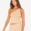 Leo One Shoulder Knit Top - RustyFSL0685 - Oatmeal - 10