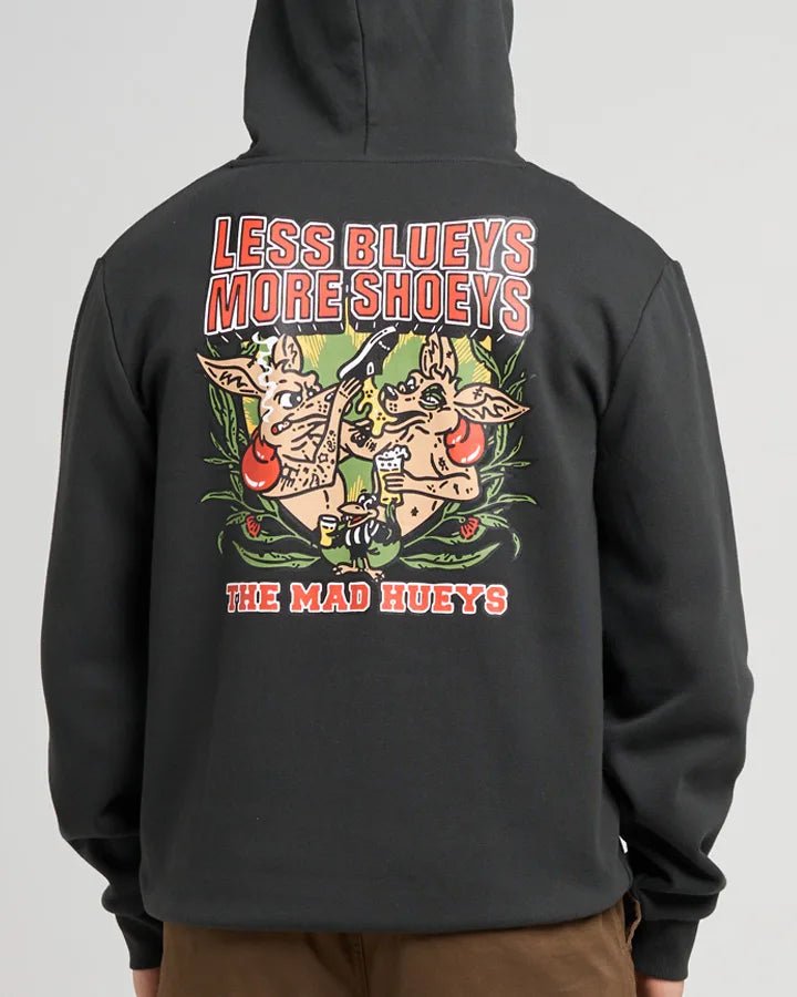 Less Blueys Hood -The Mad HueysH326M08005-VINTAGEBLACK-XXXL
