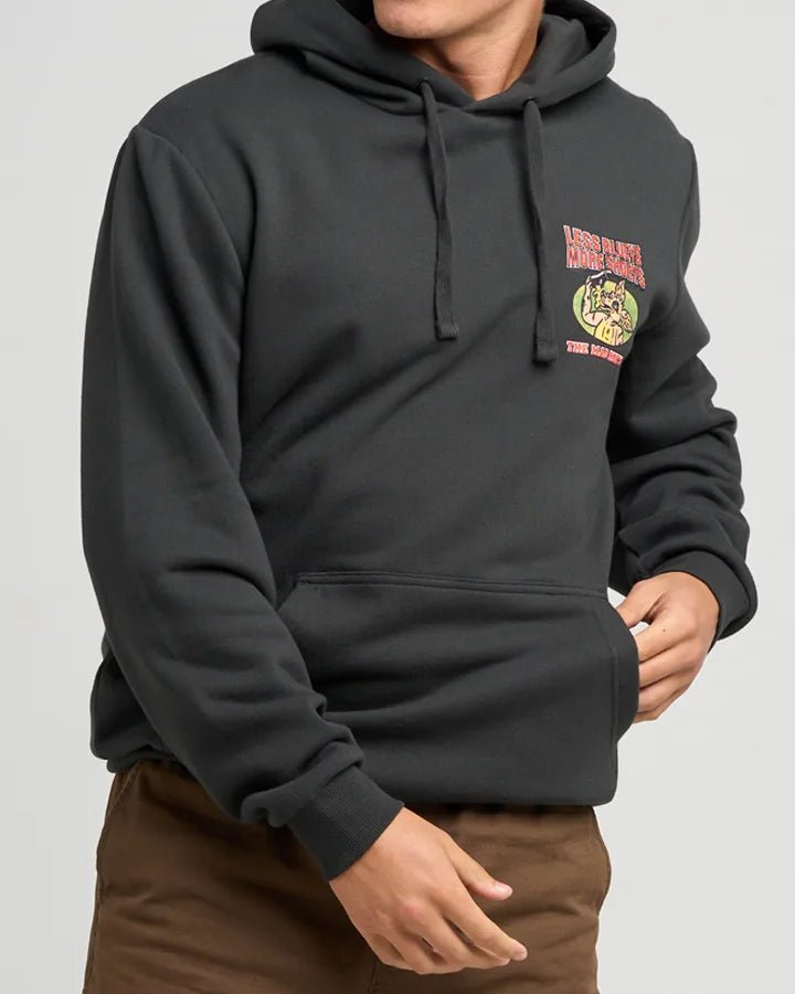 Less Blueys Hood -The Mad HueysH326M08005-VINTAGEBLACK-XXXL