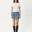 Lexi - Denim Mini Skirt -AfendsW253902-WORN BLUE-24