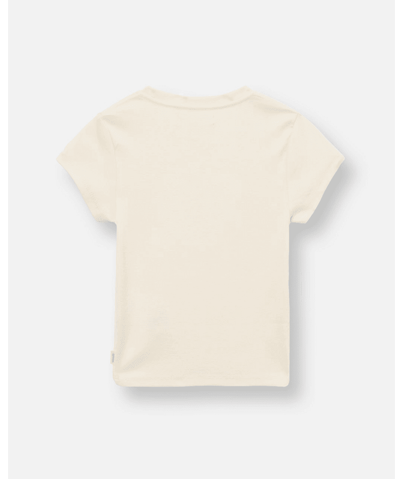 LILLY FITTED TEE-GIRL -Rip Curl08BGTE-BONE-8